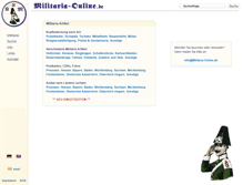 Tablet Screenshot of militaria-online.de